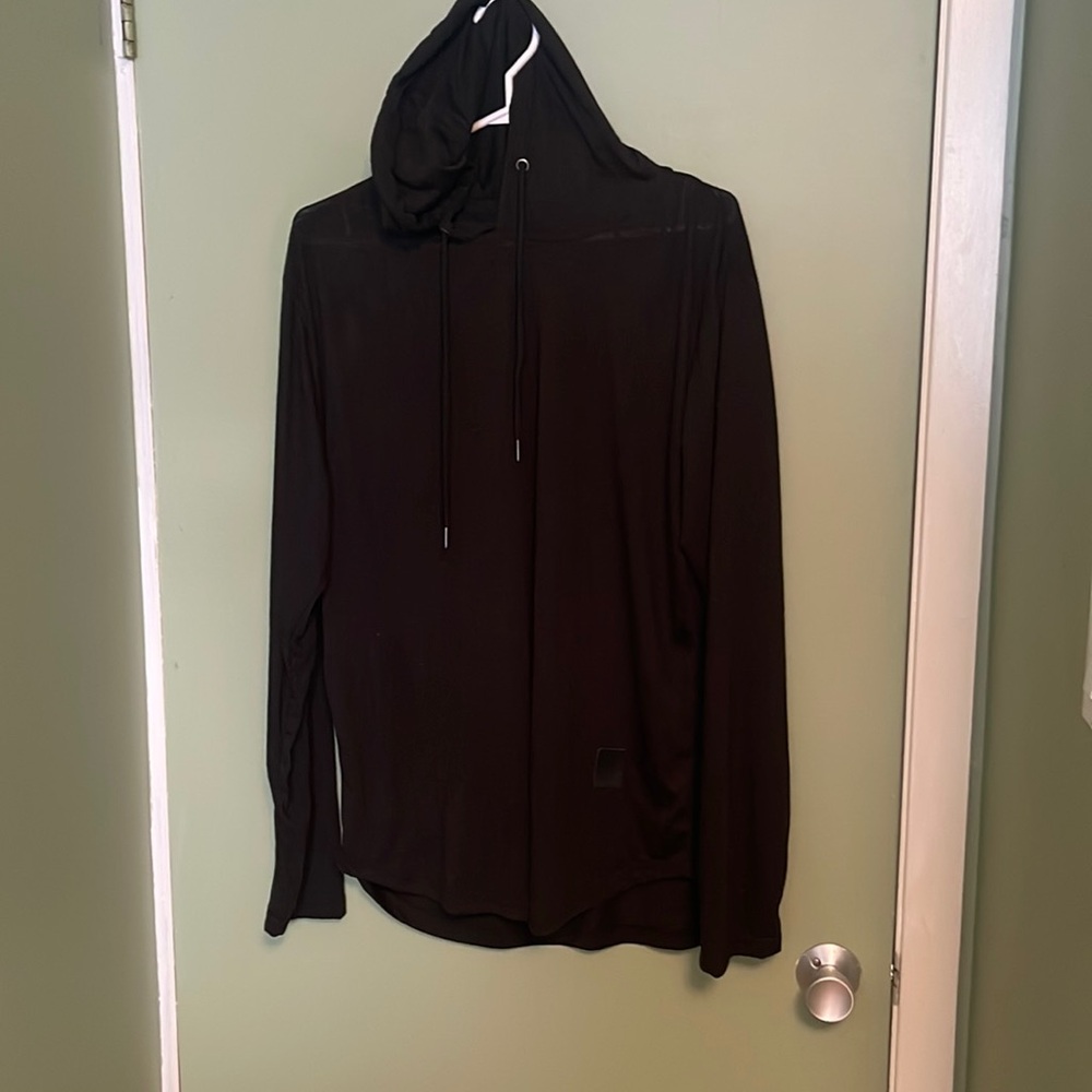 Black hoodie shirt